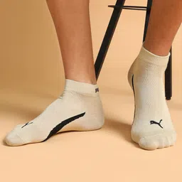 Puma Unisex Pack Of 3 Printed Ankle Length Socks-picture-39