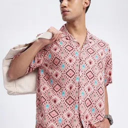 glitchez Vacation Vibes Printed Relaxed Shirt-picture-14