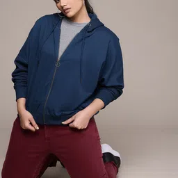 The Roadster Lifestyle Co. Plus-Size Hooded Sweatshirt-image-3