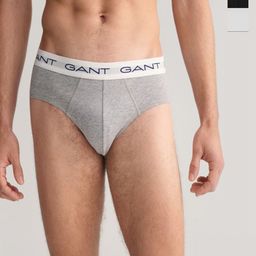 GANT Pack Of 3 Mid-rise Outer Elastic Basic Briefs 900003001-093-picture-31