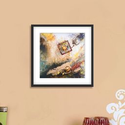 999Store Brown & White Universal Cotton Canvas Digitally Printed Wall Art-picture-20