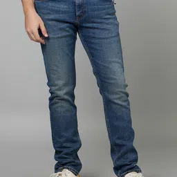 Celio Men Jean Slim Fit Clean Look Whiskers Jeans-picture-38