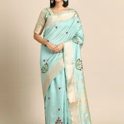 SERONA FABRICS Floral Zari Banarasi Saree-picture-31