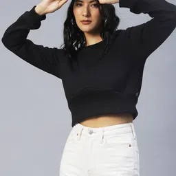 Rigo Women Black Sweatshirt-picture-19