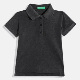 United Colors of Benetton Kids Girls Polo Collar T-Shirt-picture-29