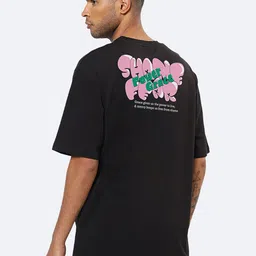 Mad Over Print Typography Printed Oversized Cotton T-shirt-image-18