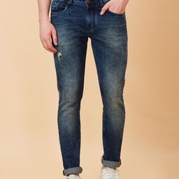 Being Human Men Slim Fit Low Distress Light Fade Jeans-picture-23