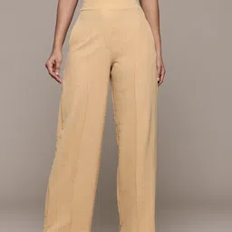 Roadster Smart High-Rise Wrinkle Free Trousers-picture-17