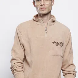 The Indian Garage Co Embroidered Corduroy Sweatshirt-image-43