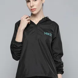 HRX by Hrithik Roshan Women Black Outdoor Sporty Jacket-picture-34