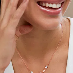 MINUTIAE Contemporary Style Gold-Plated Minimal Necklace-picture-18