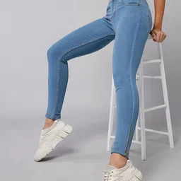 DOLCE CRUDO Women Skinny Fit High-Rise Jeans-picture-29