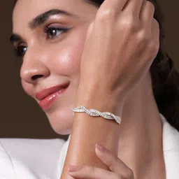 Rubans American Diamond Gold-Plated Wraparound Bracelet-picture-21