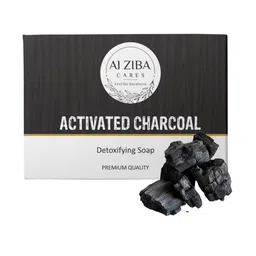 ALZIBA CARES Set Of 4 Activated Charcoal Detoxifying Soap- 100g Each-picture-30