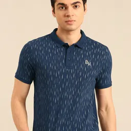 Being Human Self Design Polo Collar Pure Cotton T-shirt-picture-45
