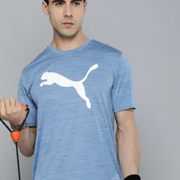 Puma Men Train Fav Heather Cat Printed Training T-shirt-picture-33