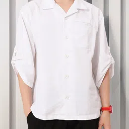 Kook N Keech Effortless Vibe Textured Relaxed Fit Shirt-picture-27