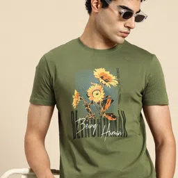 Being Human Graphic Printed Pure Cotton Slim Fit T-shirt-picture-19