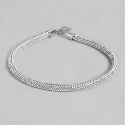 Accessorize London Women Silver Rhinestone Tube Necklace-picture-48