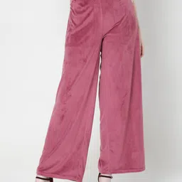 Vero Moda Women Pink Flared High-Rise Parallel Trousers-picture-40