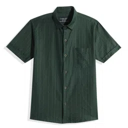 CHARCHIT Boys Comfort Striped Pure Cotton Casual Shirt-picture-15