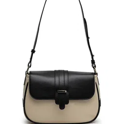 French Connection Women Solid Baguette Shoulder Bag image 2