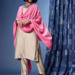 Taavi Geometric Printed Cotton Dupatta image 2