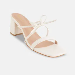 Mast & Harbour Women Block Heels Sandals with Bows image 2