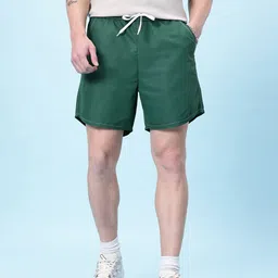 glitchez Men Teal Tribe Relaxed Fit Shorts image 4