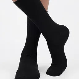 FOOTPRINTS Men Pack of 5 Solid Calf Length Socks image 4