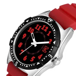 Kool Kidz Unisex Kids Black & Red Analogue Watch DMK 044 BLACK RED image 3