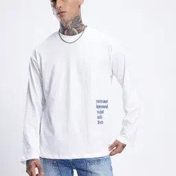 glitchez Urban Touch Typography Printed Oversized T-shirt image 3