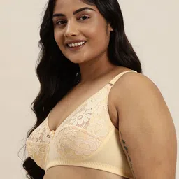 Sztori Plus Size Floral Medium Coverage Bra image 5
