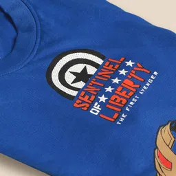 Kids Ville Boys Captain America-Printed Cotton T-Shirts image 5