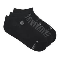 socksxpress Balenzia Men Pack Of 3 Tiger Printed  Ankle Length Socks image 3