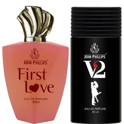 JOHN PHILLIPS Unisex Set Of First Love & V2 Eau De Parfum - 100 ml Each-image-90