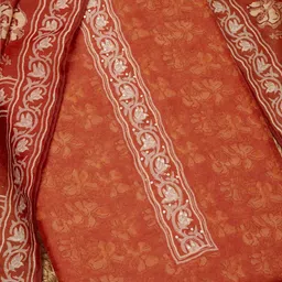 Soch Floral Printed sequinned Unstitched Dress Material image 3