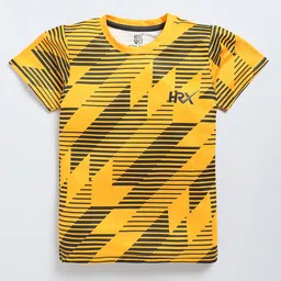 HRX by Hrithik Roshan Boys Geometric Printed T-shirt image 4