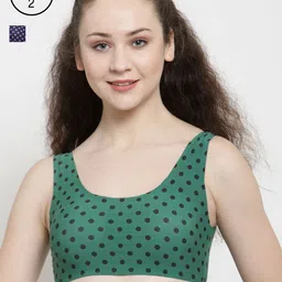 Friskers Women Pack of 2 Printed Sports Bras O-LA20-13-17-picture-24