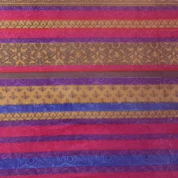 Moda Rapido Pink Printed Poly Georgette Saree image 4