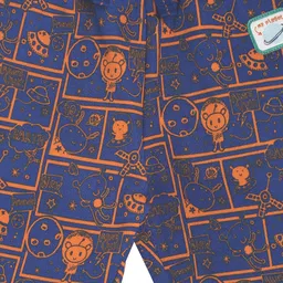 MINI KLUB Boys Blue Printed Joggers image 2