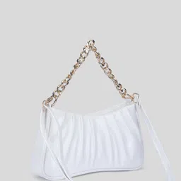 ALL ABOUT HER PU Structured Sling Bag with Quilted image 5