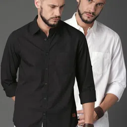 Roadster Men Pack Of 2 Sustainable Shirts-image-28