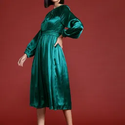 All About You Formals Satin A-Line Midi Dress image 3