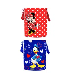 Kuber Industries Pack Of 2 Waterproof Cotton Laundry Bag image 5