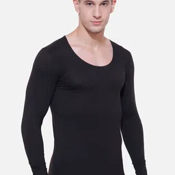 Ayaki Men Black Solid Thermal Top image 2