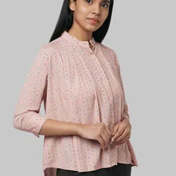 Park Avenue Woman Women Brown Printed Top image 3