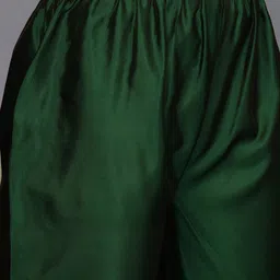 Varanga Women Green Ethnic Motifs Yoke Design Kurta with Trousers & With Dupatta image 3