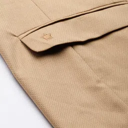 Louis Philippe Men Beige Slim Fit 2-Piece Formal Suit image 3