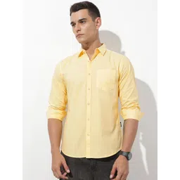 The Roadster Lifestyle Co. Men Premium Cotton Linen Casual Shirt image 2